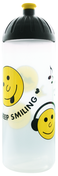 ISYbe Trinkflasche transparent Smile 0,7 L