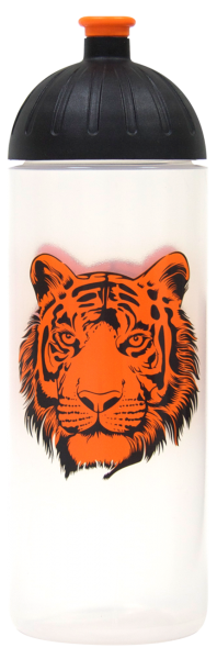 ISYbe Trinkflasche transparent Tiger 0,7 L
