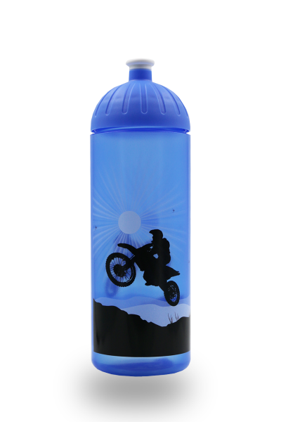 ISYbe Trinkflasche 0,7L blau Motorrad