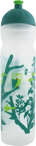 ISYbe Trinkflasche transparent Wald 1 L