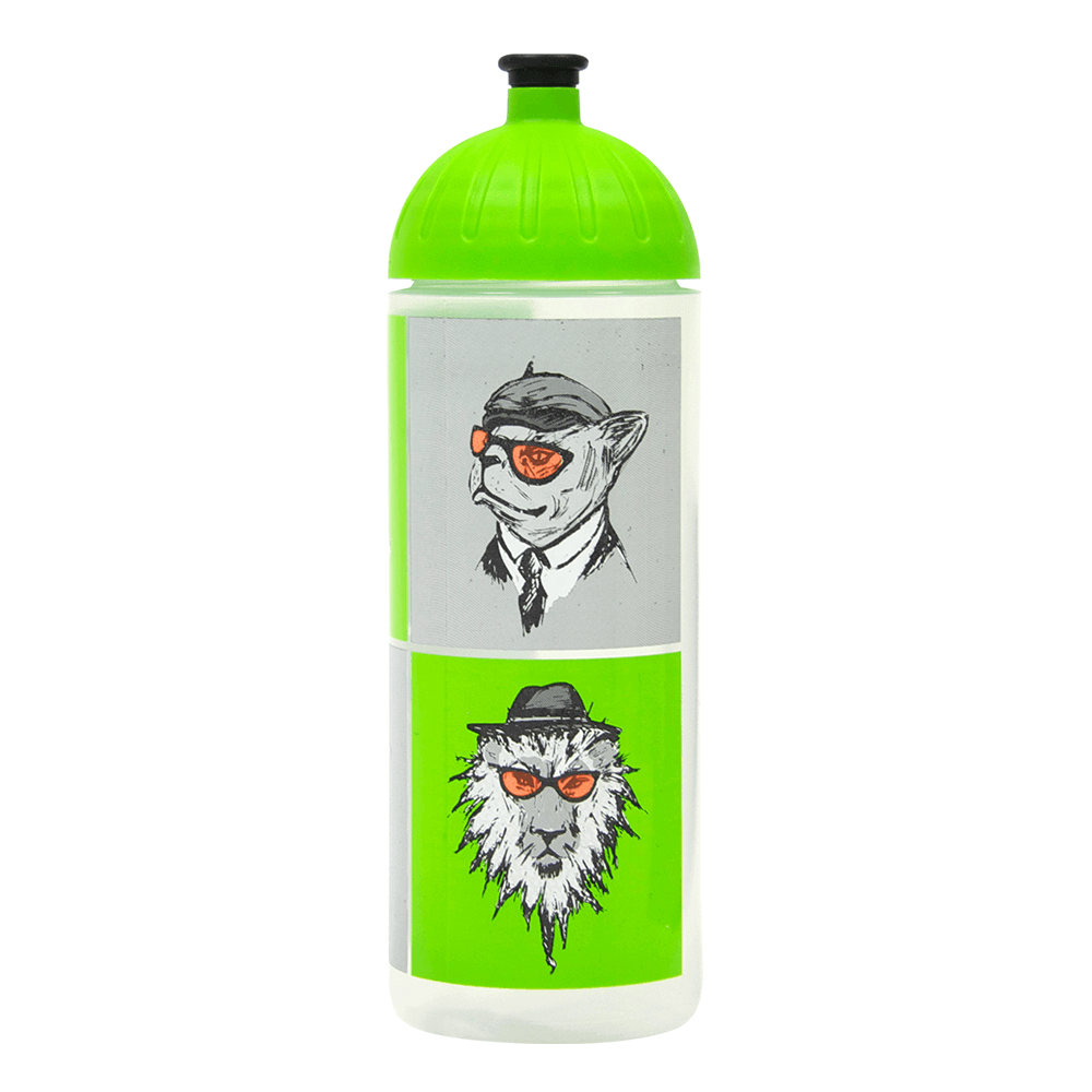 1 Stück 500ML einfach Modisch Outdoor Silikon Sport Wasserflasche