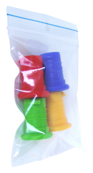 ISYbe Flasche Verschlüsse (blau,rot,gelb,grün)
