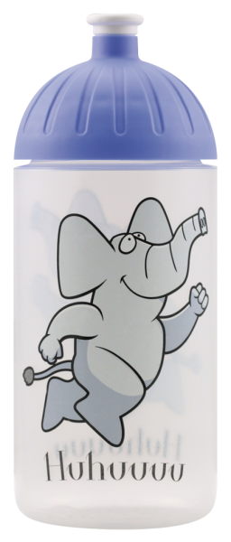 auslaufsicher Elefant 0,5L ISYbe Kindergarten-Trinkflasche BPA-frei Kohlensä 