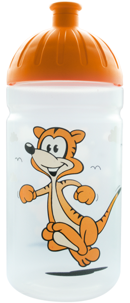 ISYbe Trinkflasche 0,5L weiß Tiger