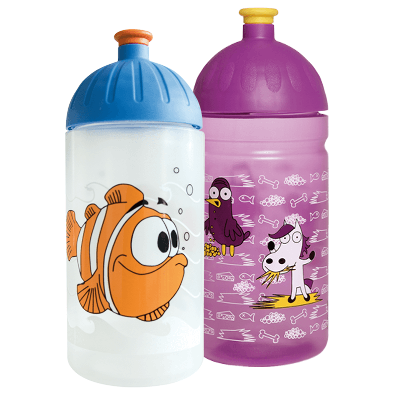 380ml Donut Wasserflasche mit Strohhalm für Kinder, Bpa Free