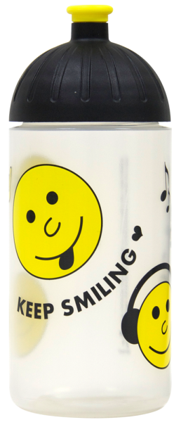 ISYbe Trinkflasche transparent Smile 0,5 L